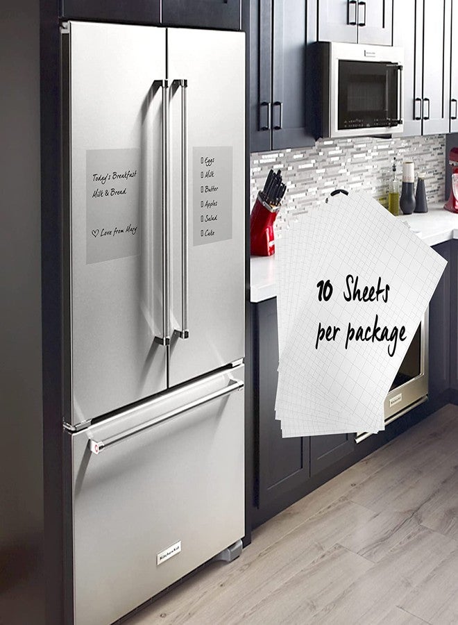 HAPPYMATES Clear Dry Erase Board Sticker Transparent Self Adhesive White Board Sticker - Clear Dry Erase Board for Refrigerator, Desk, Office & Kids Room (20 X 150 Inch) - Image 5